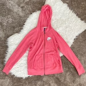 Nike Pink Zip Up Jacket (Girls L but Womens S)